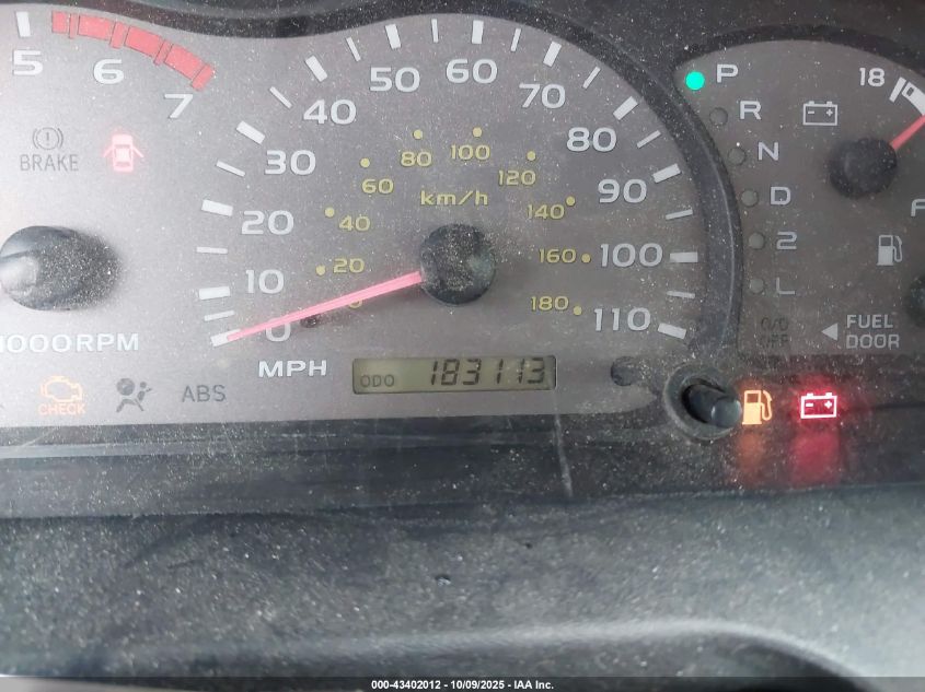 2003 Toyota Sequoia Limited V8 VIN: 5TDZT38AX3S183423 Lot: 43402012