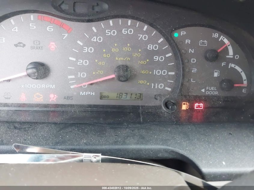 2003 Toyota Sequoia Limited V8 VIN: 5TDZT38AX3S183423 Lot: 43402012