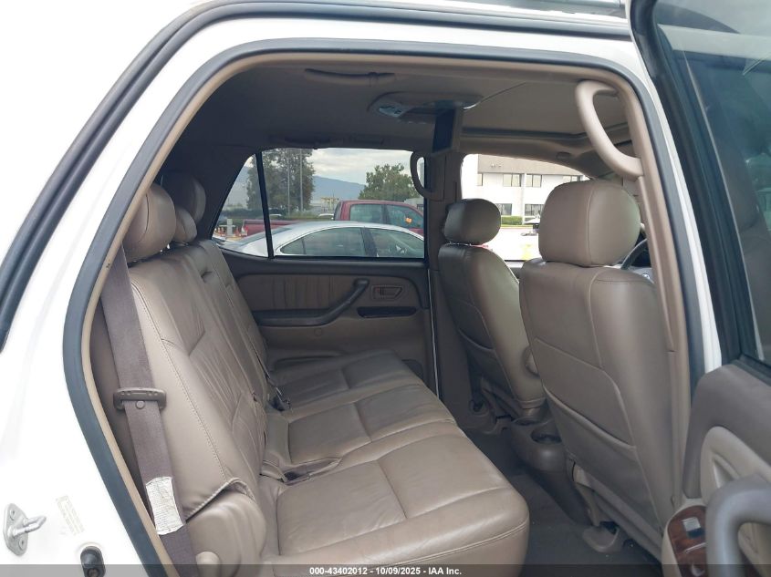 2003 Toyota Sequoia Limited V8 VIN: 5TDZT38AX3S183423 Lot: 43402012