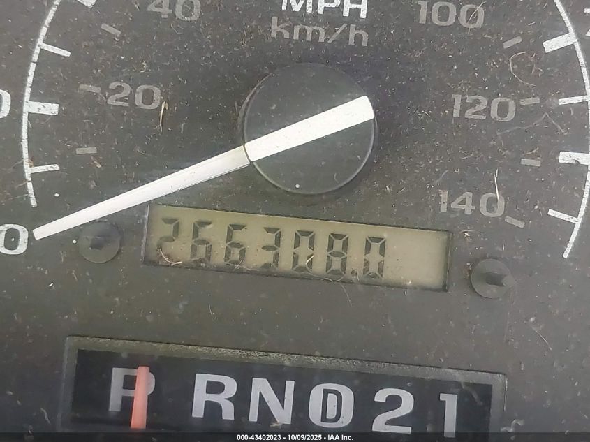 1995 Ford F250 VIN: 1FTHX26G9SKB08641 Lot: 43402023