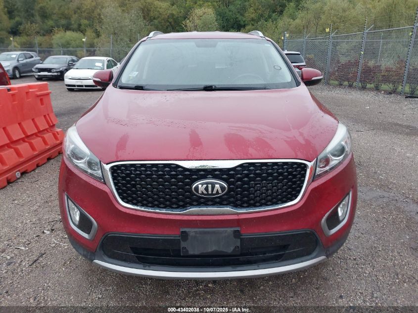2016 Kia Sorento 2.0T Ex VIN: 5XYPHDA10GG003927 Lot: 43402038