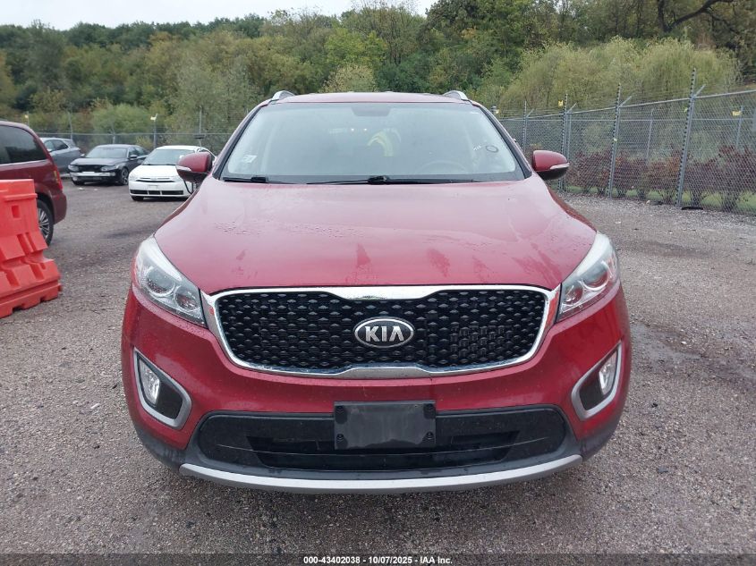 2016 Kia Sorento 2.0T Ex VIN: 5XYPHDA10GG003927 Lot: 43402038