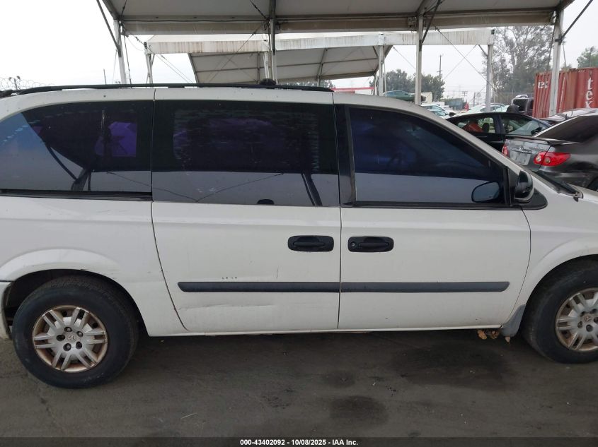 2007 Dodge Grand Caravan Se VIN: 1D4GP24R47B172533 Lot: 43402092