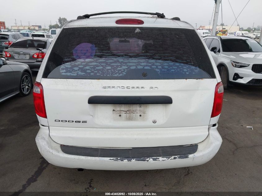 2007 Dodge Grand Caravan Se VIN: 1D4GP24R47B172533 Lot: 43402092