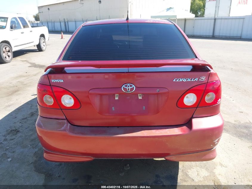 2006 Toyota Corolla S VIN: 1NXBR30EX6Z730281 Lot: 43402116