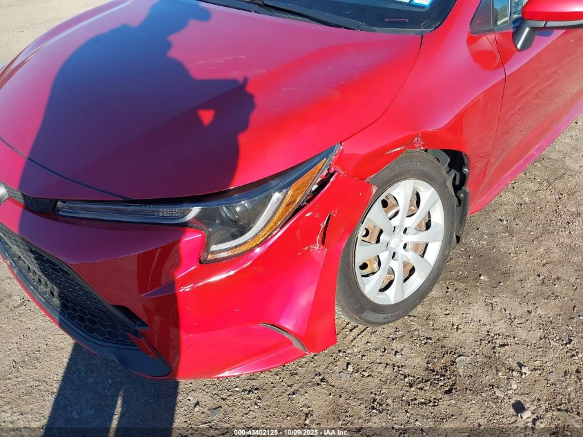 2020 Toyota Corolla Le VIN: JTDEPRAE2LJ017042 Lot: 43402125