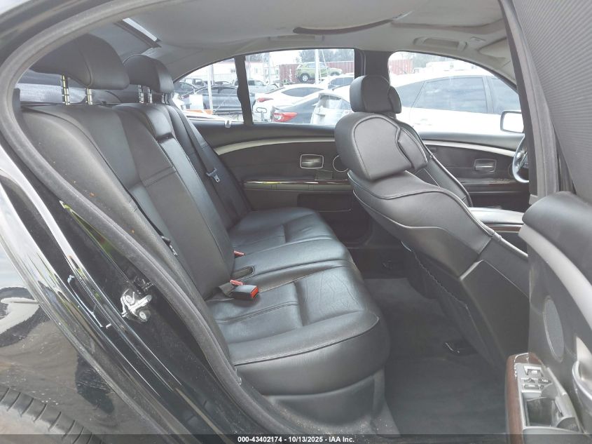 2008 BMW 750I VIN: WBAHL83568DT13460 Lot: 43402174