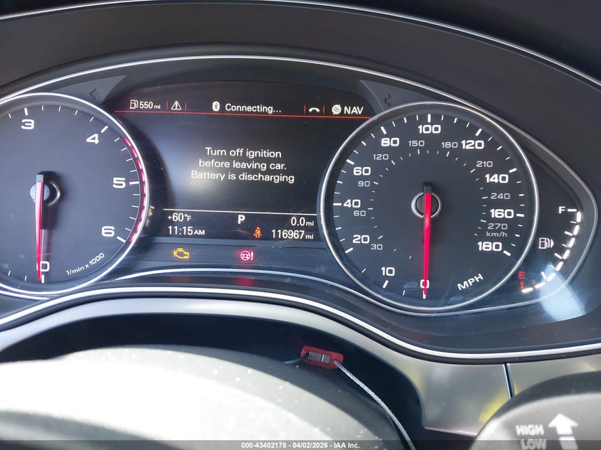 2015 Audi A7 3.0 Tdi Premium Plus VIN: WAUWMAFC9FN016017 Lot: 43402178