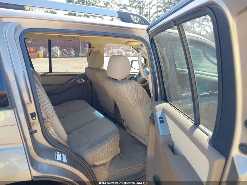 2005 Nissan Pathfinder Xe VIN: 5N1AR18UX5C763796 Lot: 43402189