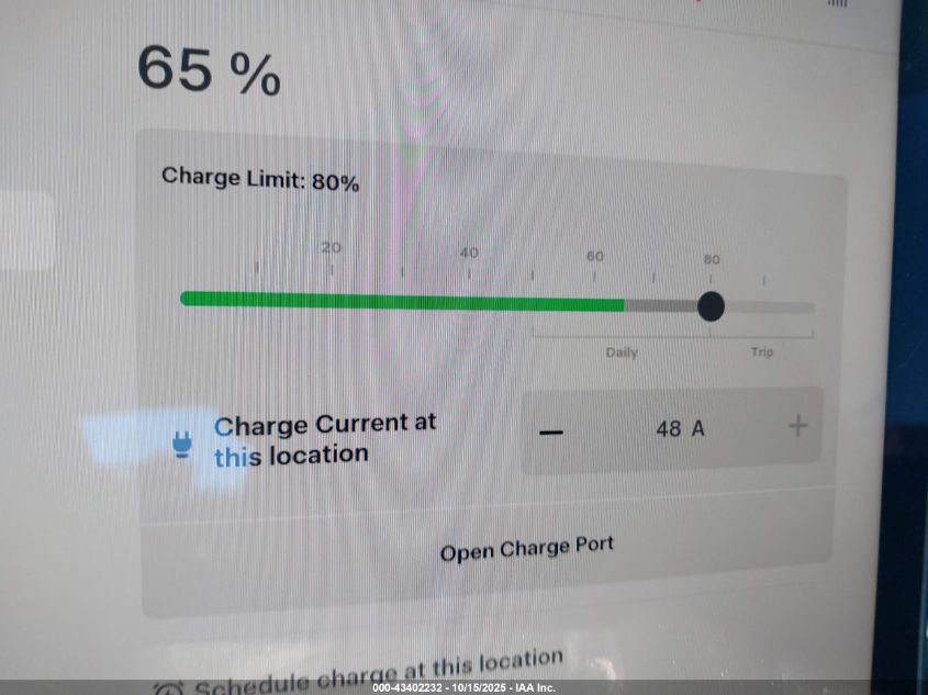 2025 Tesla Model Y Long Range Dual Motor Rear-Wheel Drive VIN: 7SAYGDED2SF219910 Lot: 43402232