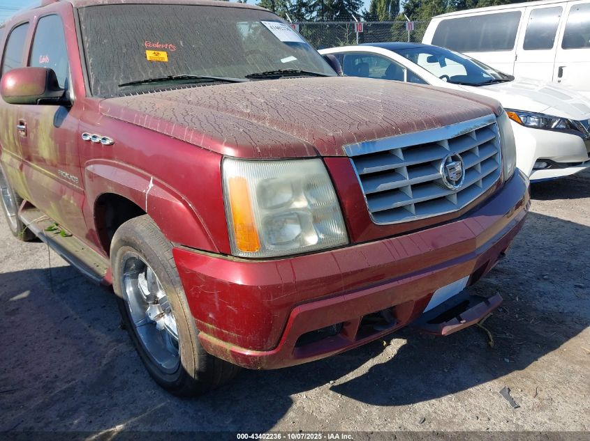 2002 Cadillac Escalade Standard VIN: 1GYEK63N42R247833 Lot: 43402236