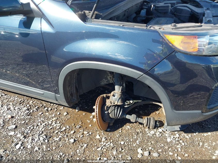 2012 Kia Sorento Lx VIN: 5XYKT3A1XCG265063 Lot: 43402255