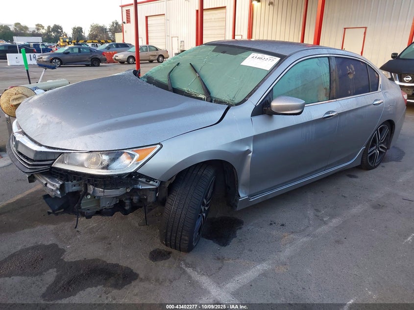 2017 HONDA ACCORD SPORT 1HGCR2F56HA254434