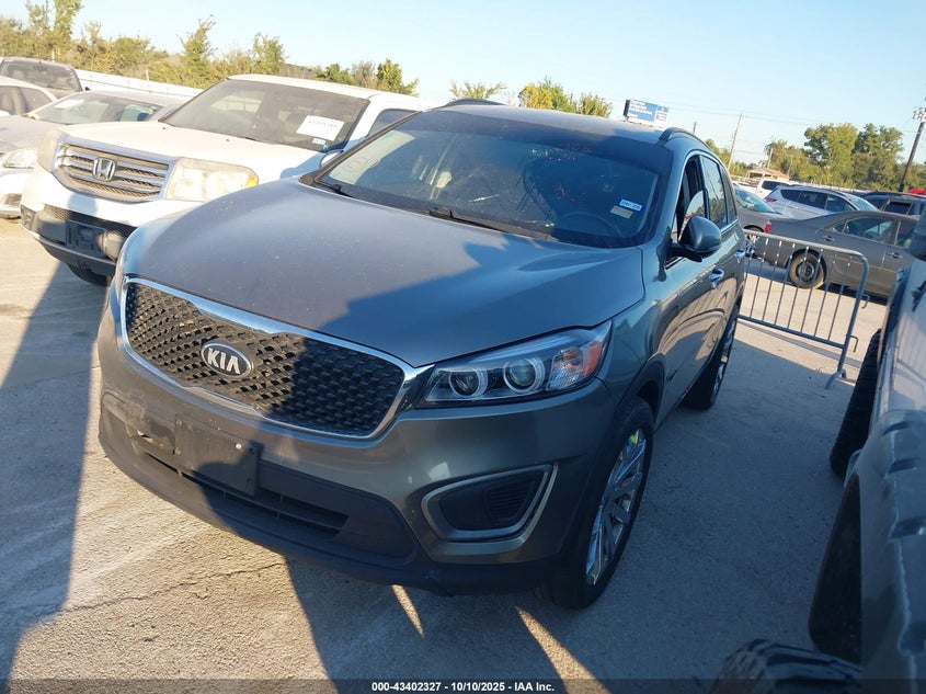 Vin: 5xypg4a39gg059899, lot: 43897092, kia sorento 2.4l lx 20162
