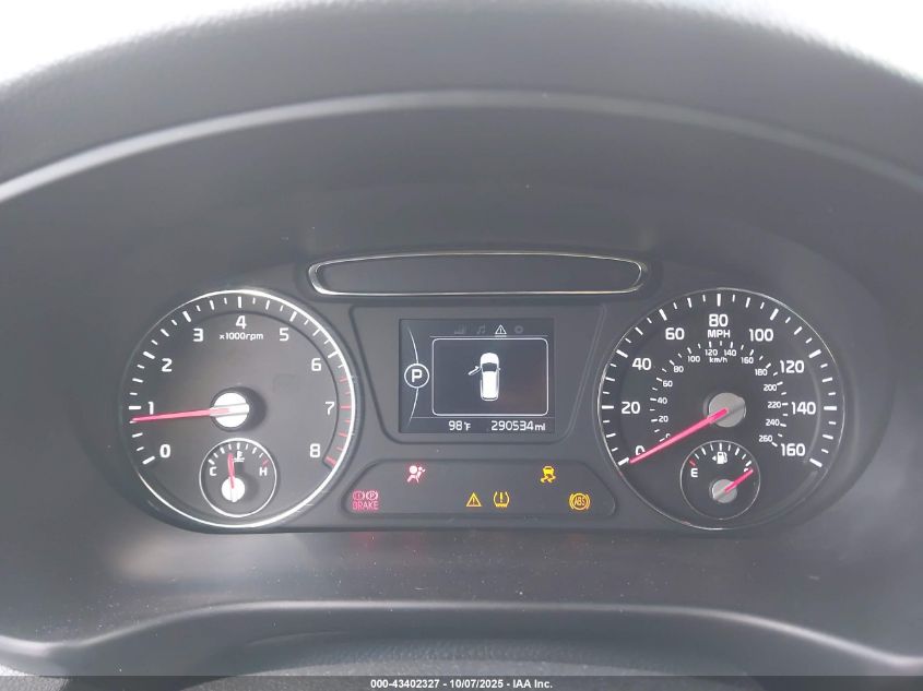 2016 Kia Sorento 2.4L Lx VIN: 5XYPG4A39GG059899 Lot: 43402327