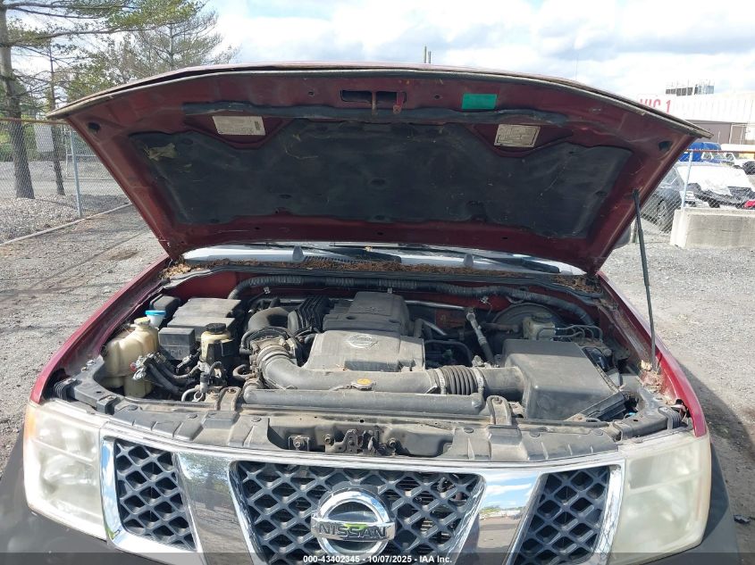 2005 Nissan Pathfinder Xe VIN: 5N1AR18WX5C713062 Lot: 43402345