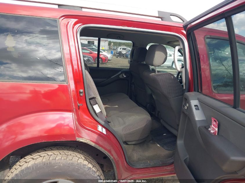 2005 Nissan Pathfinder Xe VIN: 5N1AR18WX5C713062 Lot: 43402345