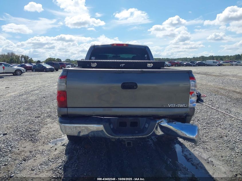 2006 Toyota Tundra Sr5 V8 VIN: 5TBDT44106S524671 Lot: 43402348