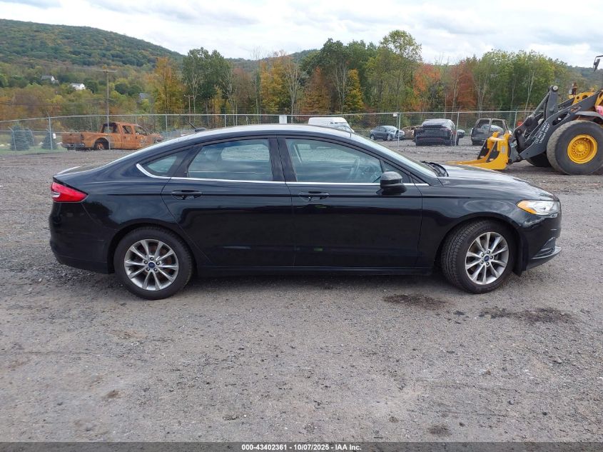 2017 Ford Fusion Se VIN: 3FA6P0HD1HR154019 Lot: 43402361