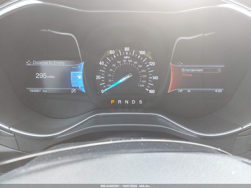 2017 Ford Fusion Se VIN: 3FA6P0HD1HR154019 Lot: 43402361