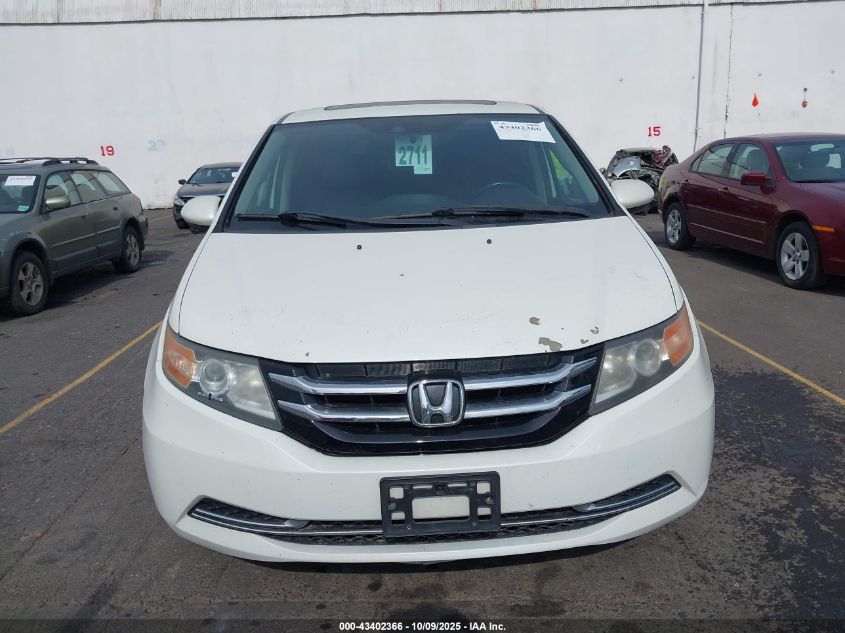2014 Honda Odyssey Ex-L VIN: 5FNRL5H60EB028037 Lot: 43402366