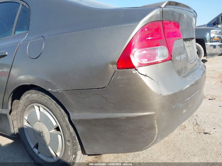 2008 Honda Civic Hybrid VIN: JHMFA36218S032004 Lot: 43402380