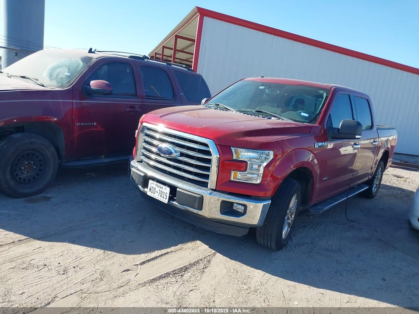 Vin: 1ftew1cg6gkd29304, lot: 43897254, ford f-150 xlt 20162