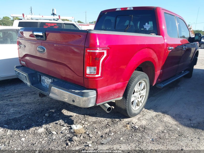 Vin: 1ftew1cg6gkd29304, lot: 43897254, ford f-150 xlt 20164