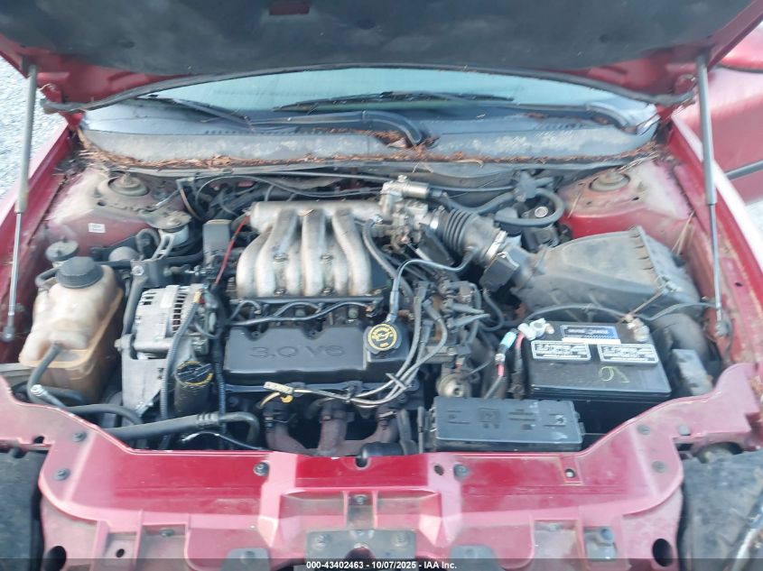 2000 Ford Taurus Se VIN: 1FAFP5324YA204876 Lot: 43402463