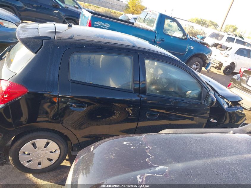 2015 Mitsubishi Mirage De/Rf VIN: ML32A3HJ4FH047341 Lot: 43402469