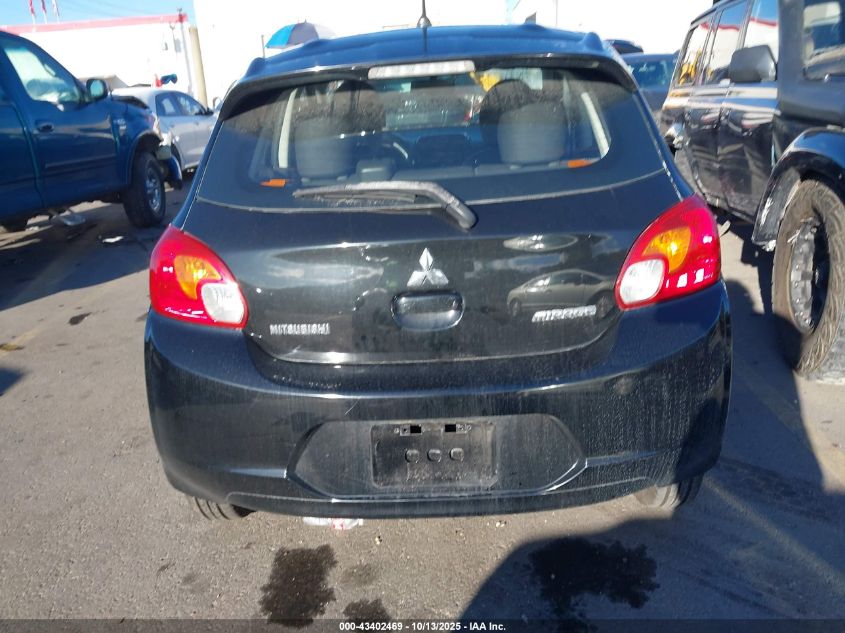 2015 Mitsubishi Mirage De/Rf VIN: ML32A3HJ4FH047341 Lot: 43402469