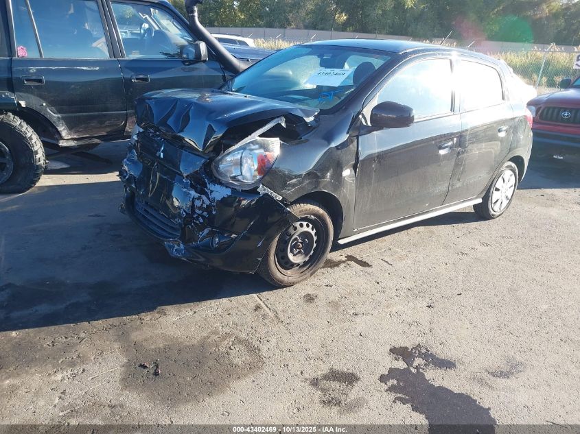 2015 Mitsubishi Mirage De/Rf VIN: ML32A3HJ4FH047341 Lot: 43402469