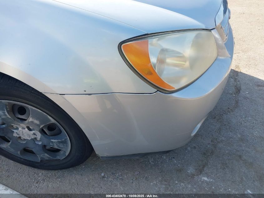 2006 Kia Spectra Ex/Lx/Sx VIN: KNAFE121665237057 Lot: 43402478