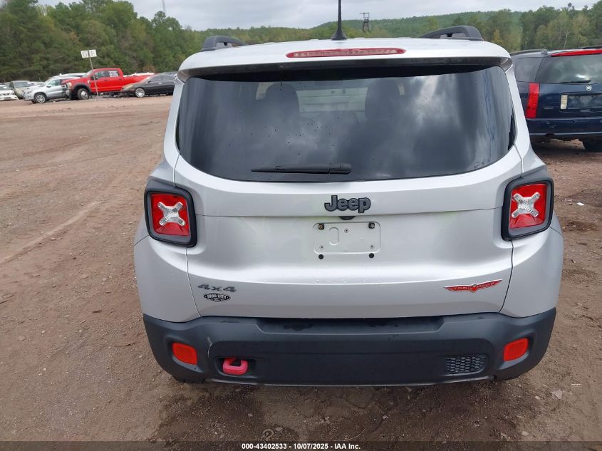 2016 Jeep Renegade Trailhawk VIN: ZACCJBCT9GPE06827 Lot: 43402533