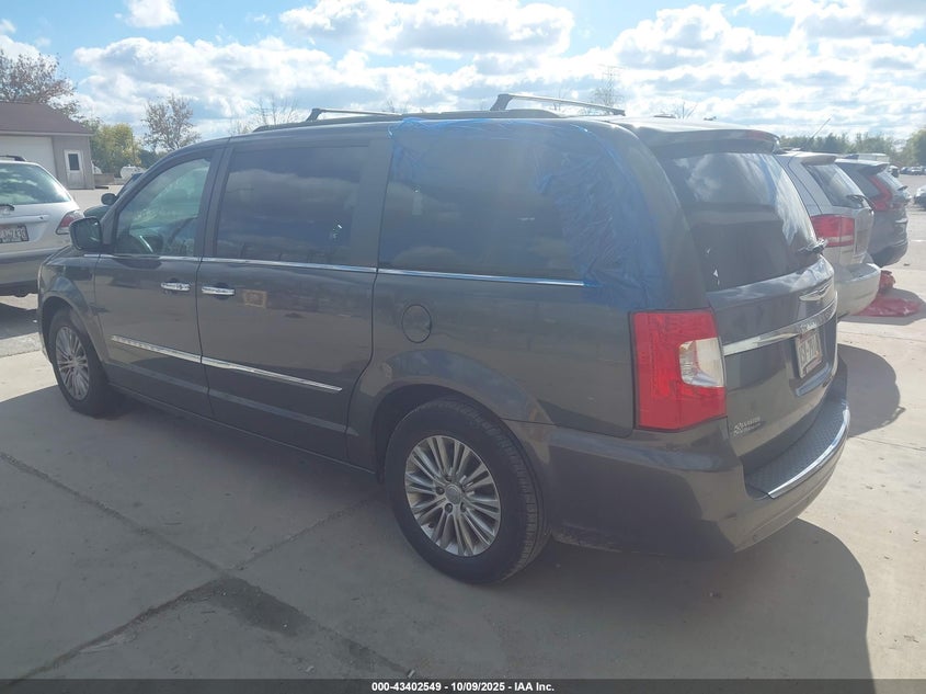 Vin: 2c4rc1cg5fr673524, lot: 43897350, chrysler town & country touring-l 20153
