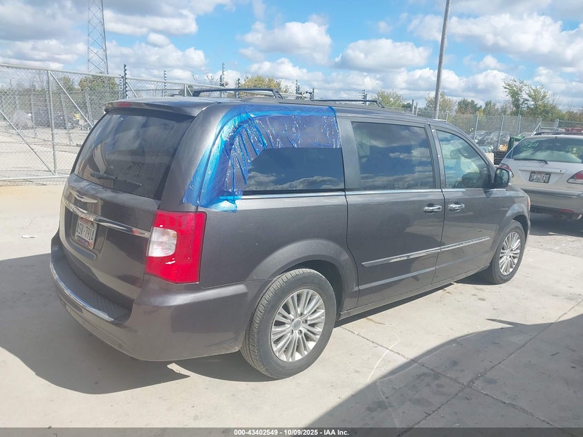 Vin: 2c4rc1cg5fr673524, lot: 43897350, chrysler town & country touring-l 20154