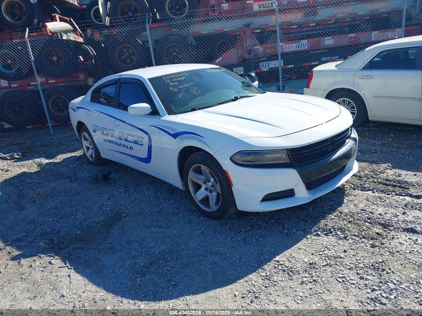 Vin: 2c3cdxat6kh688754, lot: 43897427, dodge charger police rwd 2019 img_1