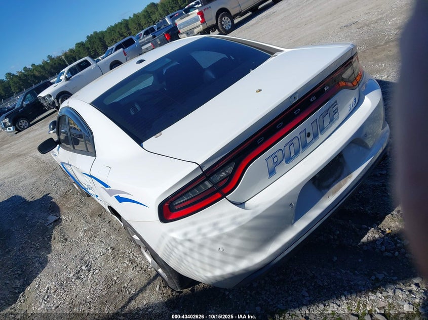 Vin: 2c3cdxat6kh688754, lot: 43897427, dodge charger police rwd 20193