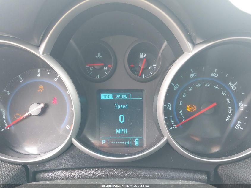 2012 Chevrolet Cruze Eco VIN: 1G1PJ5SC4C7315551 Lot: 43402764