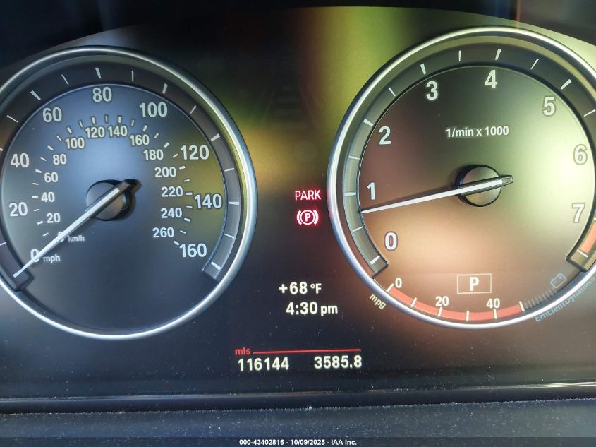 2011 BMW X3 xDrive35I VIN: 5UXWX7C54BL731584 Lot: 43402816