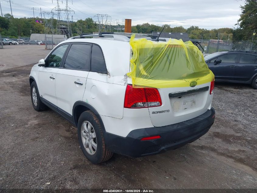 2012 Kia Sorento Lx VIN: 5XYKTCA6XCG258111 Lot: 43402831