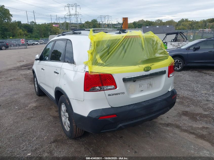 2012 Kia Sorento Lx VIN: 5XYKTCA6XCG258111 Lot: 43402831