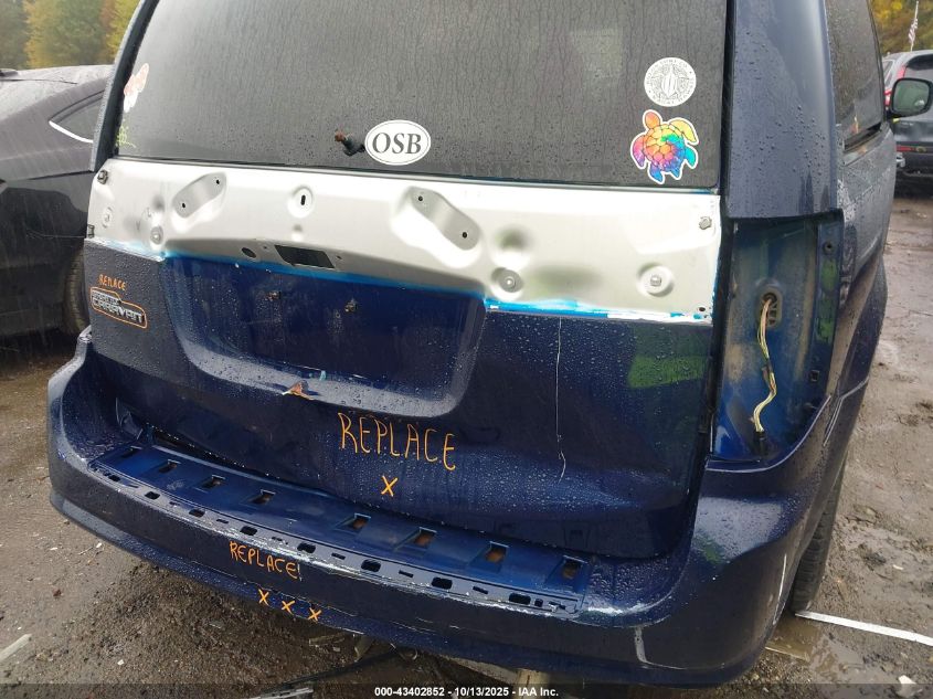 2014 Dodge Grand Caravan Se VIN: 2C4RDGBG6ER106237 Lot: 43402852