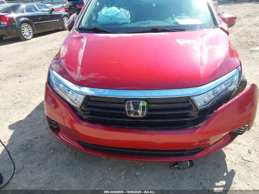 2023 Honda Odyssey Ex-L VIN: 5FNRL6H64PB019866 Lot: 43402858