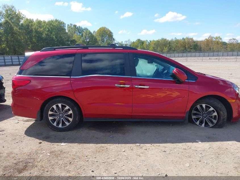 2023 Honda Odyssey Ex-L VIN: 5FNRL6H64PB019866 Lot: 43402858