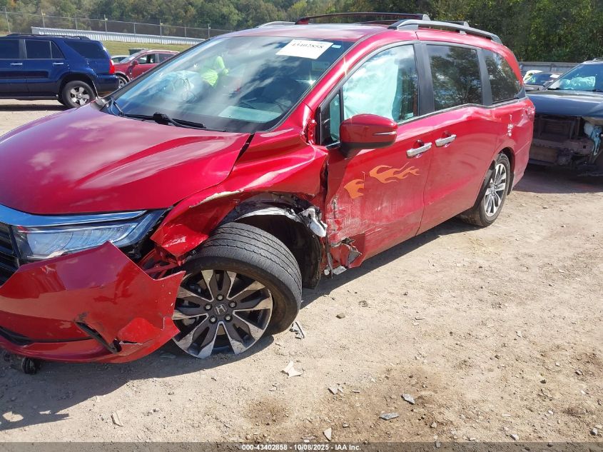 2023 Honda Odyssey Ex-L VIN: 5FNRL6H64PB019866 Lot: 43402858