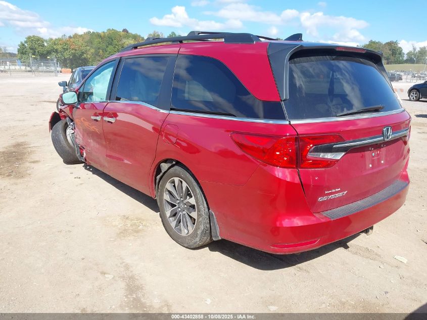 2023 Honda Odyssey Ex-L VIN: 5FNRL6H64PB019866 Lot: 43402858