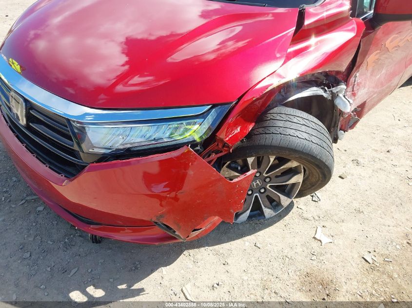 2023 Honda Odyssey Ex-L VIN: 5FNRL6H64PB019866 Lot: 43402858