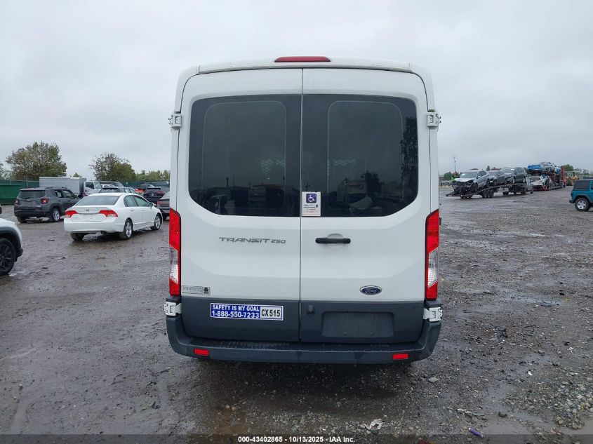 2017 Ford Transit-250 VIN: 1FTYR1CM7HKA96240 Lot: 43402865
