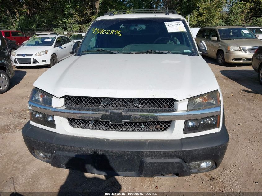 2004 Chevrolet Avalanche 1500 VIN: 3GNEK12T54G307783 Lot: 43402896